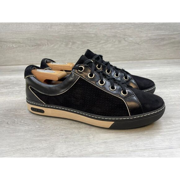 Cole Haan G Series D21182 Women's Sneaker Skateboarding Leather 8B Black Shoes - Picture 1 of 9